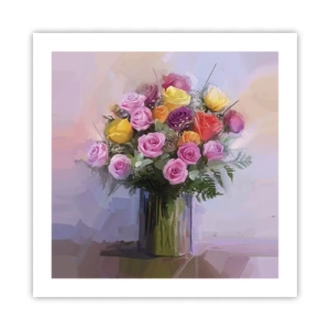 Plakát - Zachycená krása - 50x50 cm