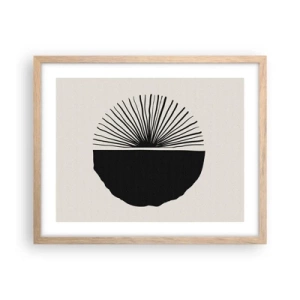 Plakát v rámu světlý dub - Řada možností - 50x40 cm