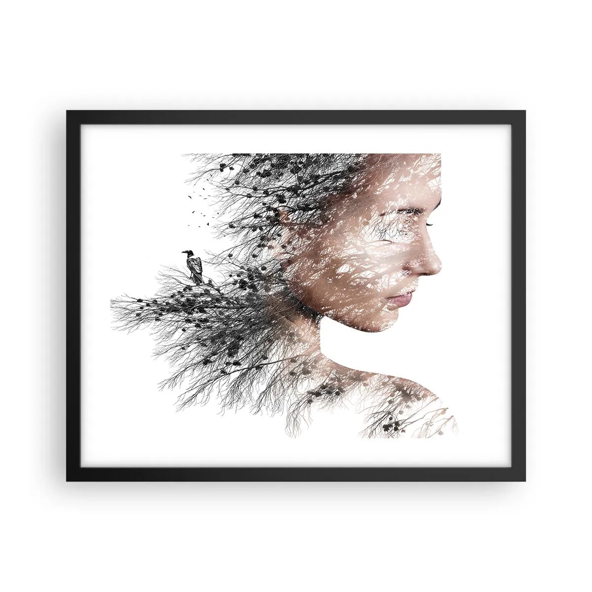 Plakát v černém rámu - Duch lesa - 50x40 cm