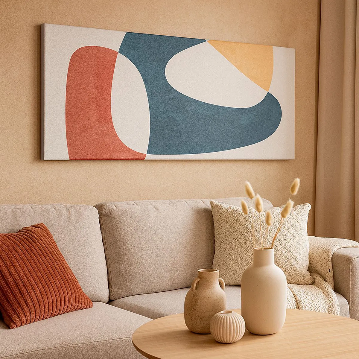 Obraz na plátně - Vlivy a metamorfózy - 100x40 cm