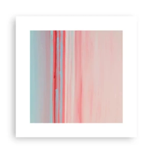 Plakát - Abstrakce za úsvitu - 30x30 cm