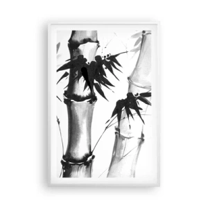 Plakát v bílém rámu - Blízký záběr na orient - 61x91 cm