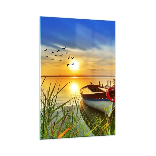 Obraz na skle - Kormoráni už odlétají - 80x120 cm