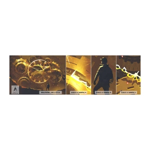Vzor Fototapety Samolepicí Deluxe Sticker - U zdroje času - Abstrakce, Kus, Grafika - 100x30 cm