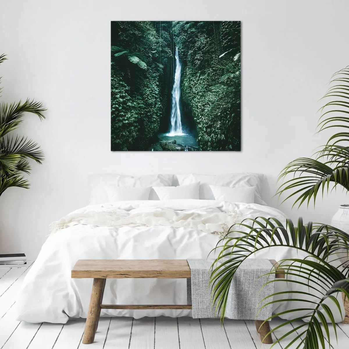 Obraz na plátně - Tropický pramen - 60x60 cm