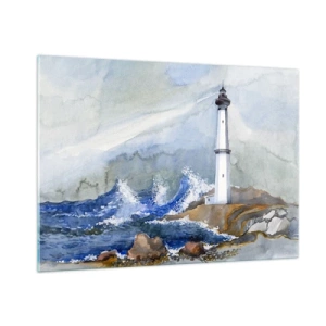 Obraz na skle - Proti tmě a hromobití - 100x70 cm