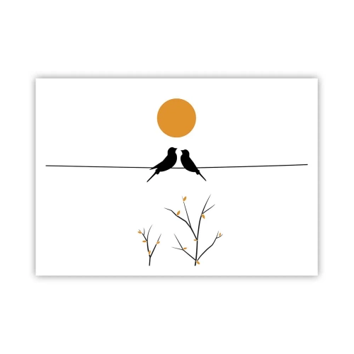 Plakát - Slavíčí večer - 100x70 cm