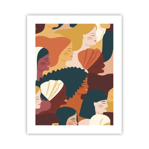 Plakát - Pouze ženskost - 40x50 cm