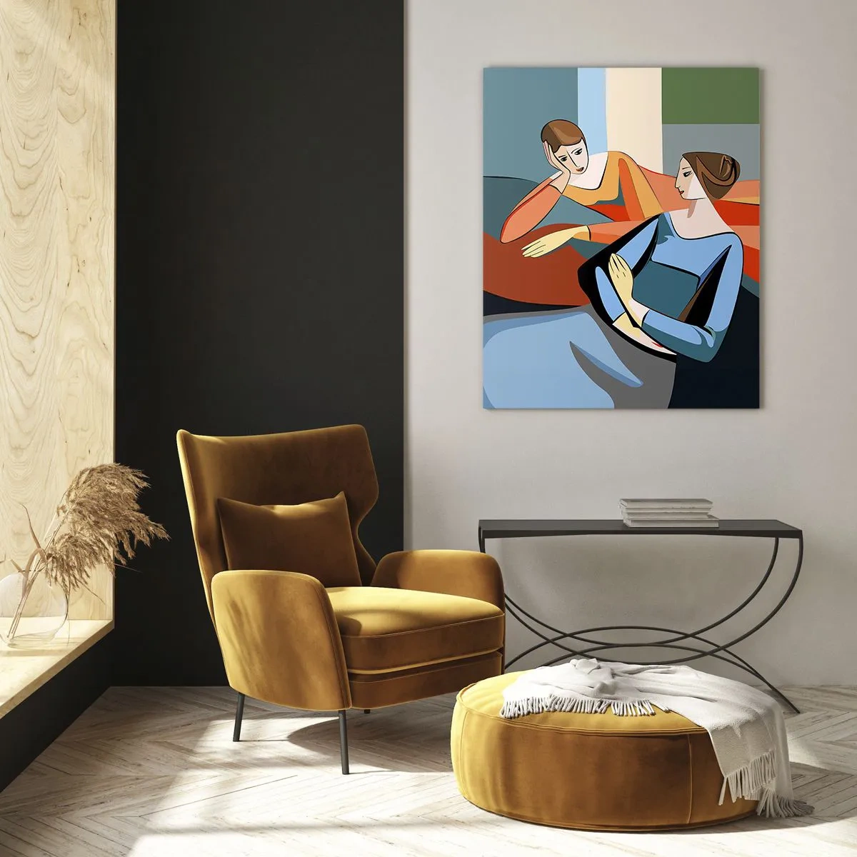 Obraz na skle - Chvíle svěření - 50x70 cm