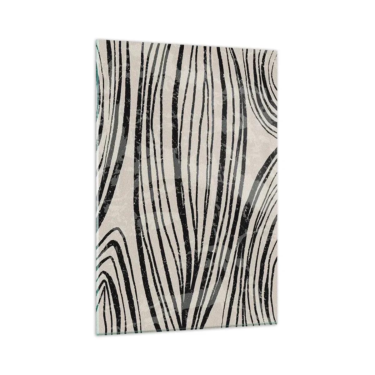 Obraz na skle - Močál s liniemi - 80x120 cm