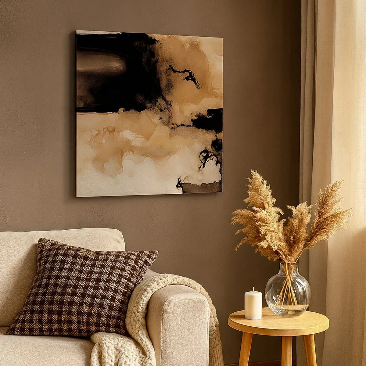 Obraz na plátně - Poutavá abstrakce - 30x30 cm