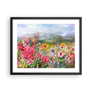 Plakát v černém rámu - Zahrada, která se zbláznila - 50x40 cm