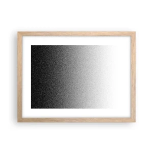 Plakát v rámu světlý dub - Směrem ke světlu - 40x30 cm
