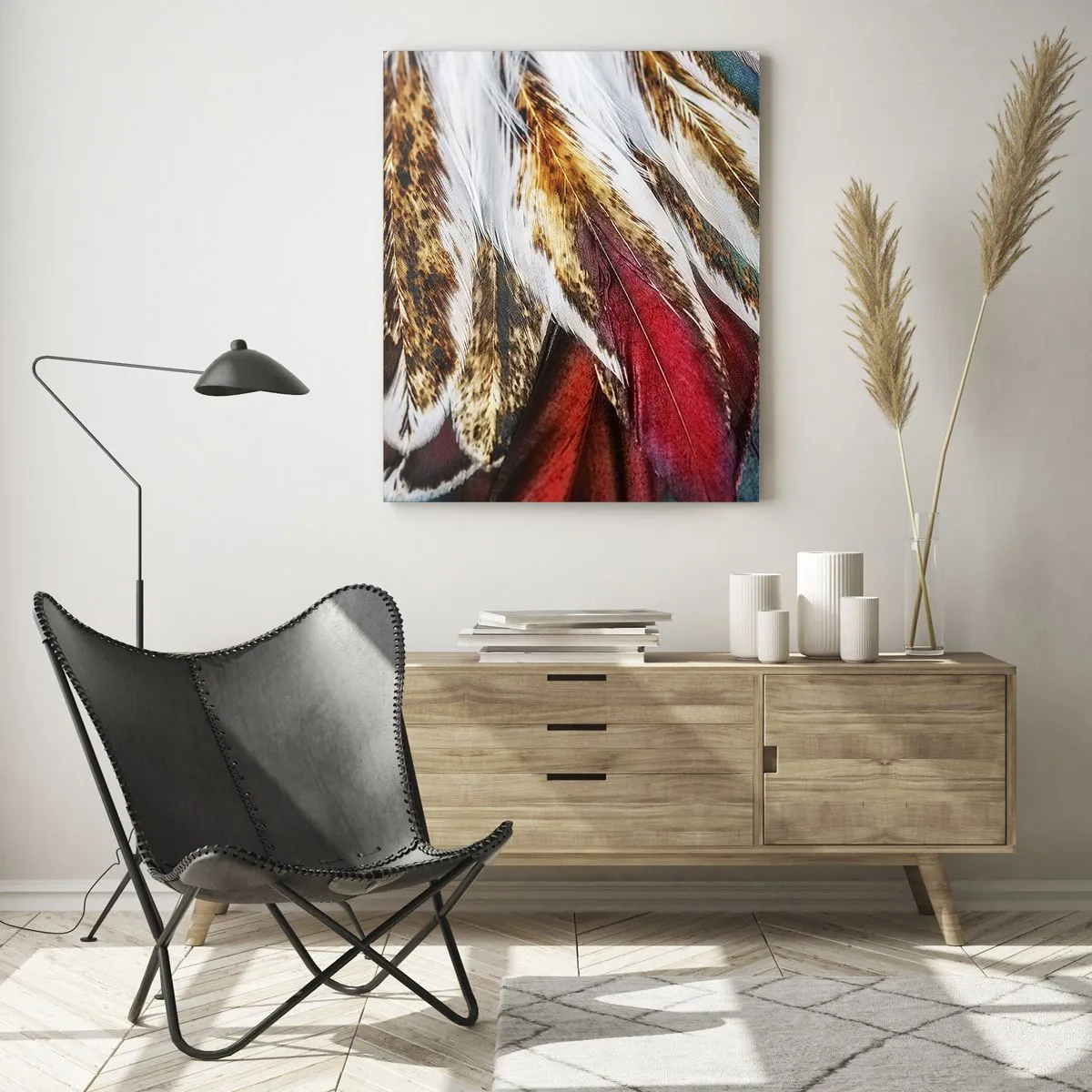 Obraz na skle - Tajemství letu - 50x70 cm