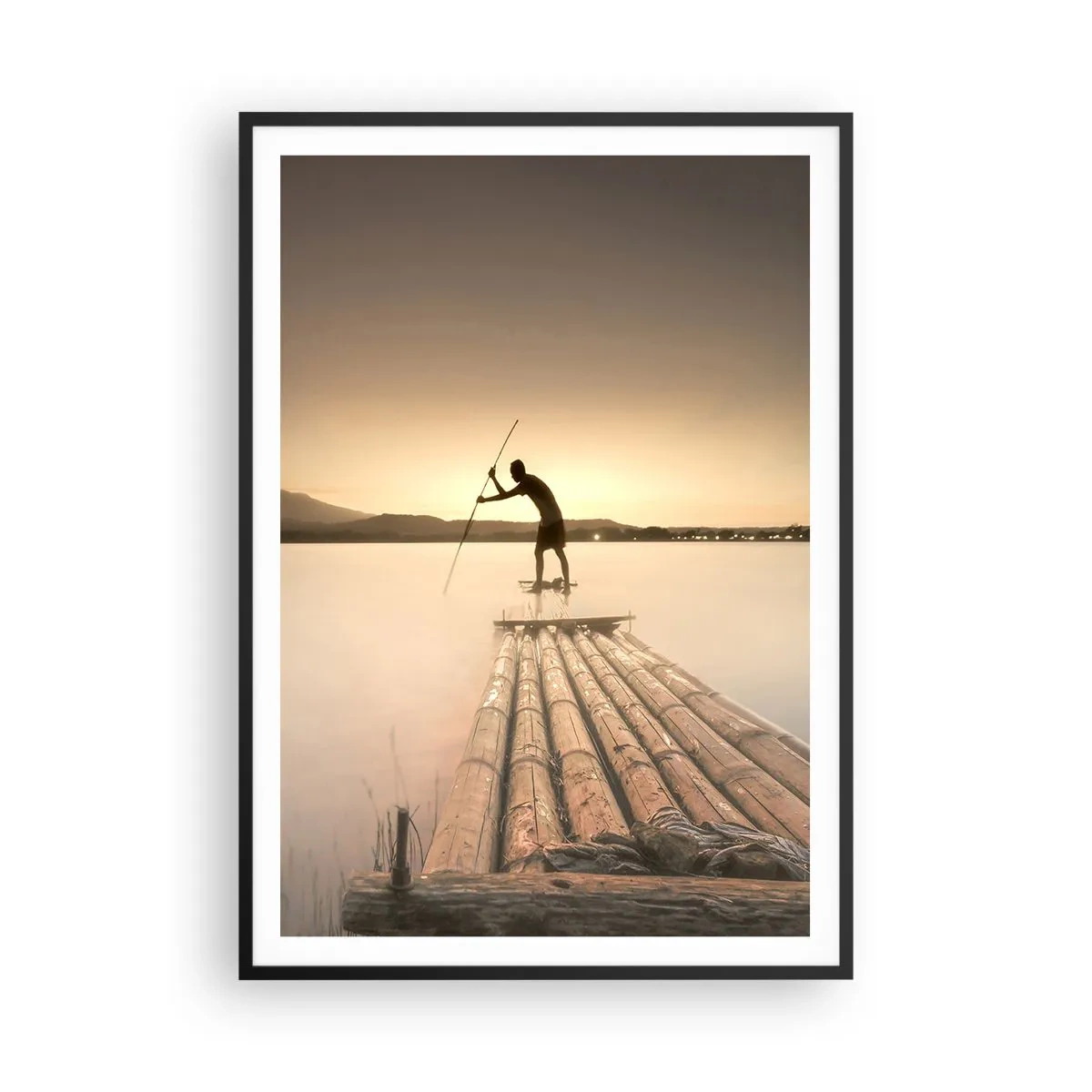 Plakát v černém rámu - Před odpočinkem - 70x100 cm