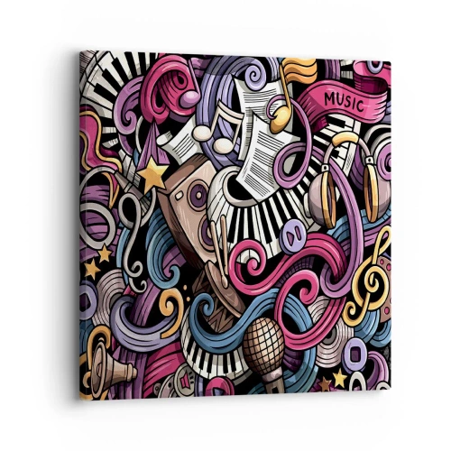 Obraz na plátně - Komplikovaná melodie - 30x30 cm