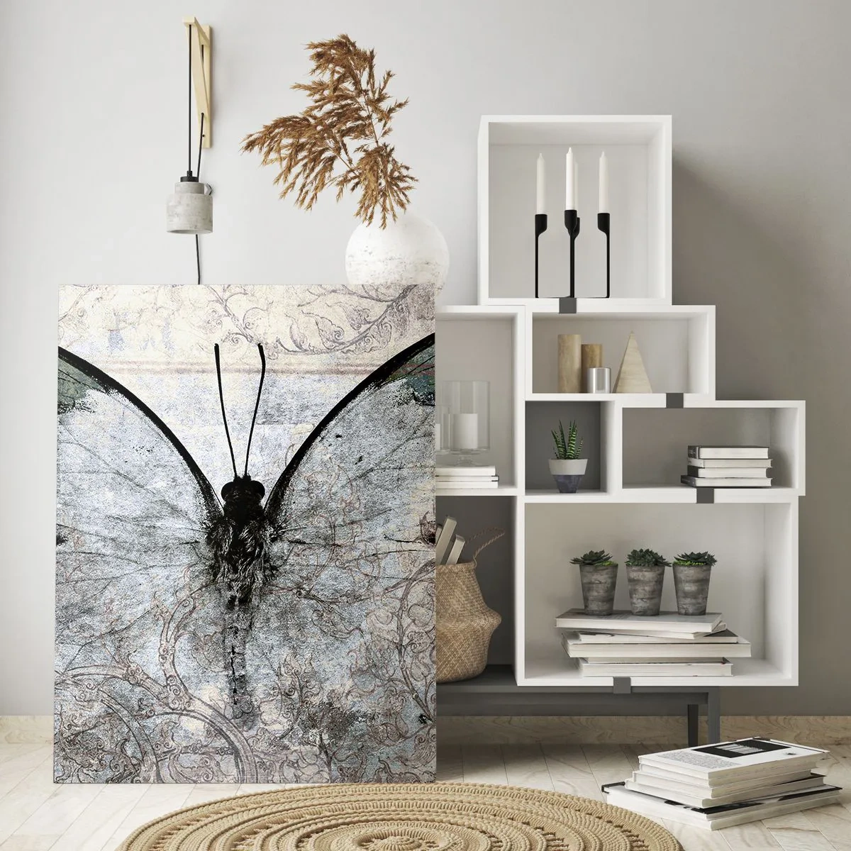 Obraz na skle - V secesním stylu - 70x100 cm