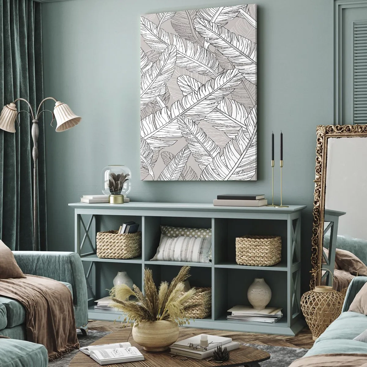 Obraz na plátně - Víření peří - 50x70 cm