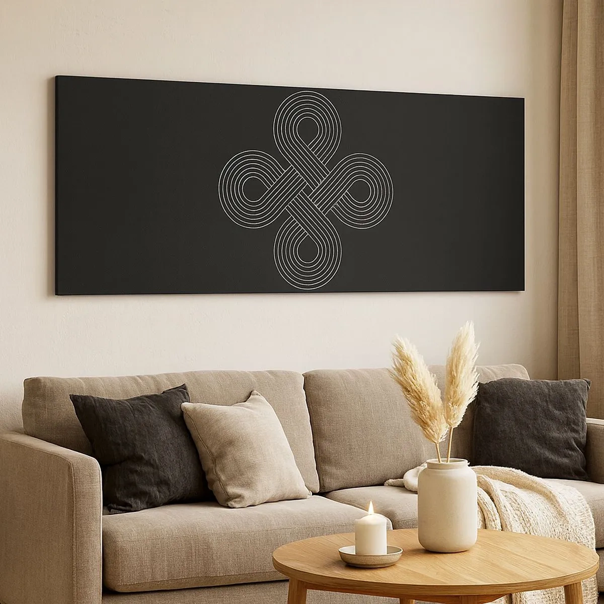 Obraz na plátně - V keltském duchu - 100x40 cm