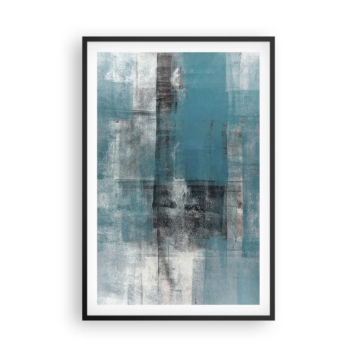 Plakát v černém rámu - Voda a vzduch - 61x91 cm