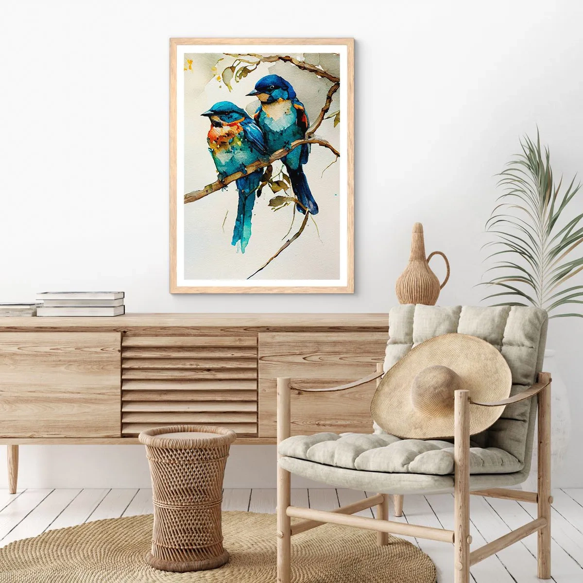 Plakát v rámu světlý dub - Urazil se? - 70x100 cm