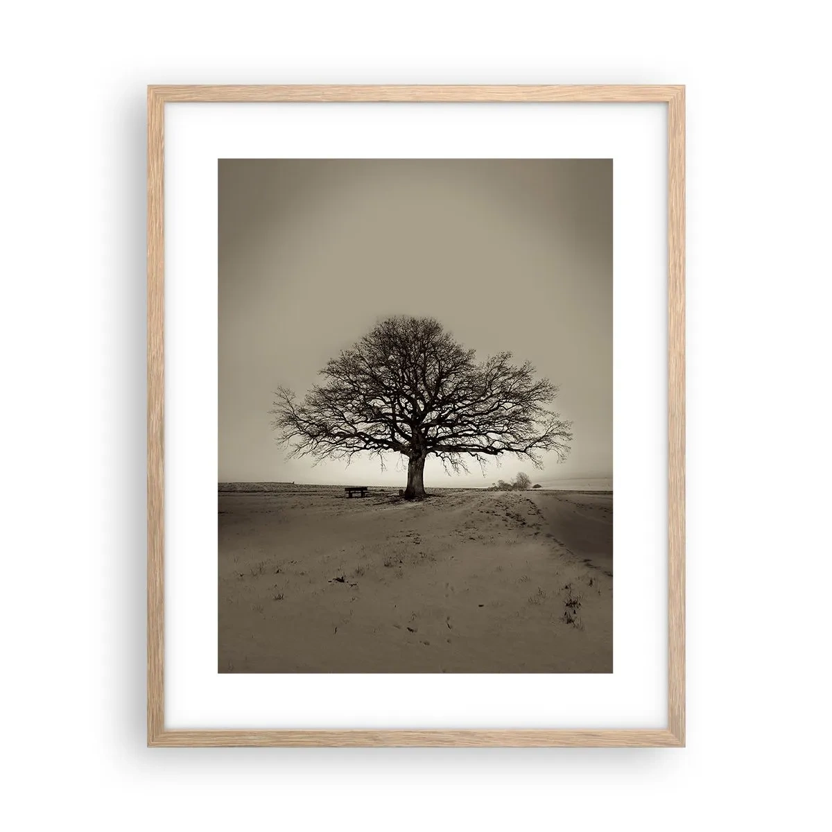 Plakát v rámu světlý dub - Odtud až na věčnost - 40x50 cm