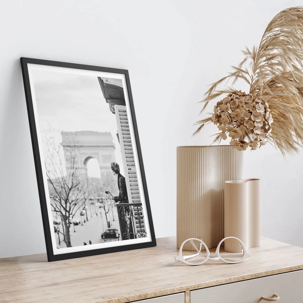 Plakát v černém rámu - Pokoj s výhledem - 30x40 cm