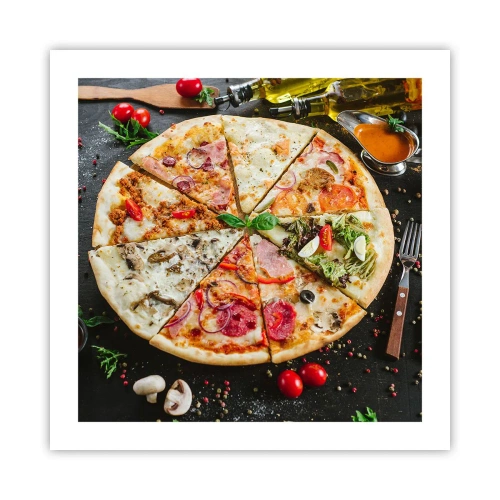 Plakát - Vějíř chutí - 50x50 cm