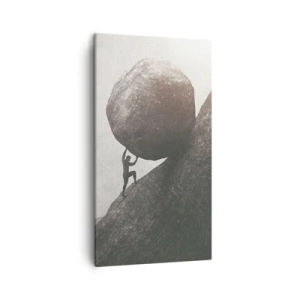 Obraz na plátně - Věřím, proti vší naději - 45x80 cm