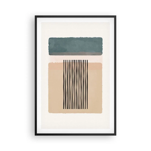 Plakát v černém rámu - Všechno v pořádku - 61x91 cm