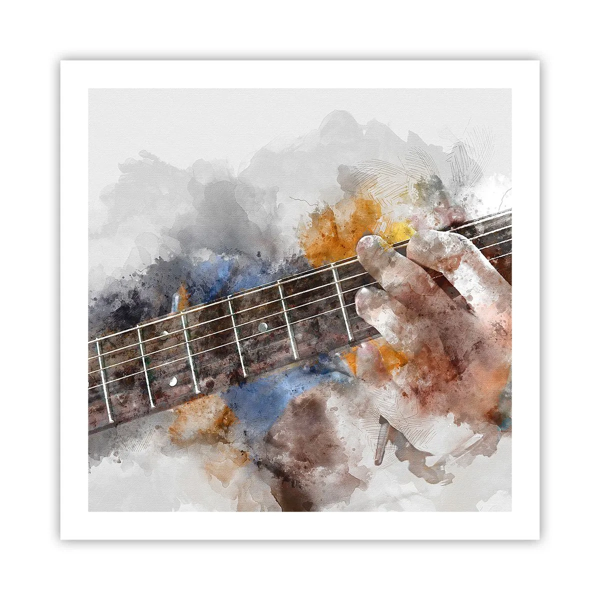 Plakát - Poezie mezi strunami - 60x60 cm