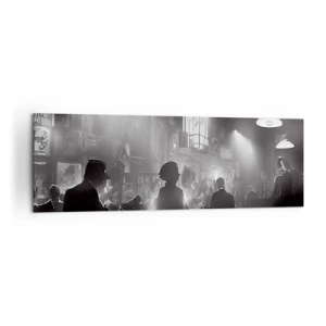 Obraz na plátně - V jazzové atmosféře - 160x50 cm