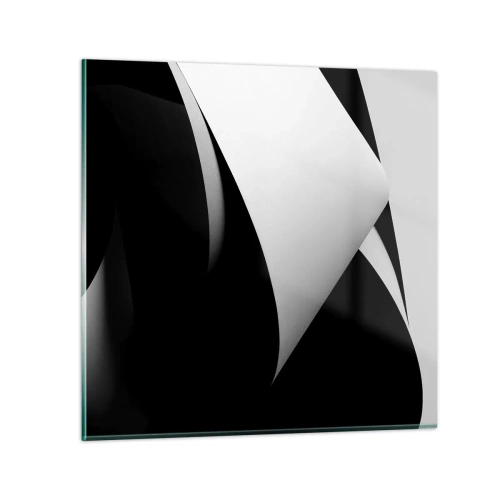 Obraz na skle - Světlo z hlubin stínu - 40x40 cm