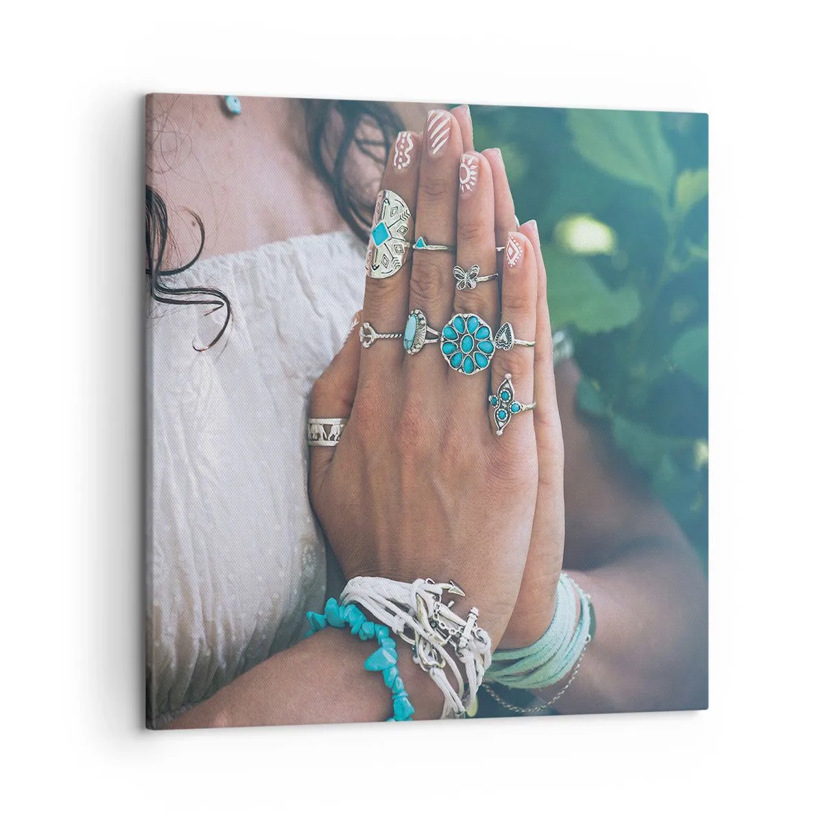 Obraz na plátně - Vítejte v centru bytí - 50x50 cm