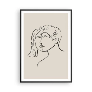 Plakát v černém rámu - A byla jednota - 70x100 cm