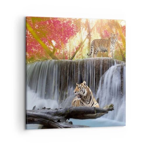 Obraz na plátně - Surrealistická krajina - 50x50 cm