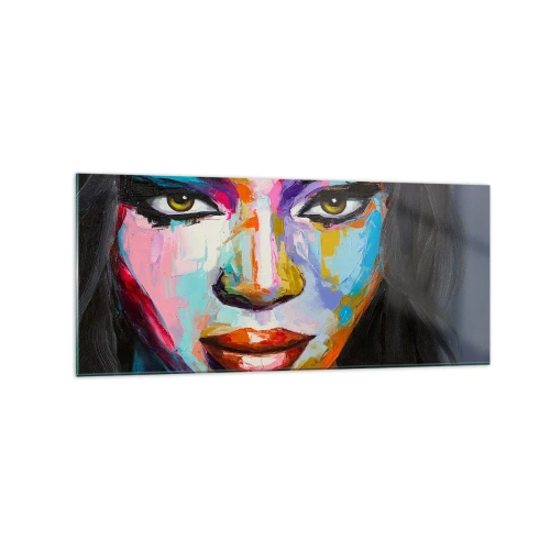 Obraz na skle - Nejde odtrhnout oči - 120x50 cm
