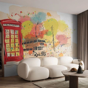 Fototapeta Premium Sand - Město různorodostí - Město, Londýn, Abstrakce - 400x280 cm