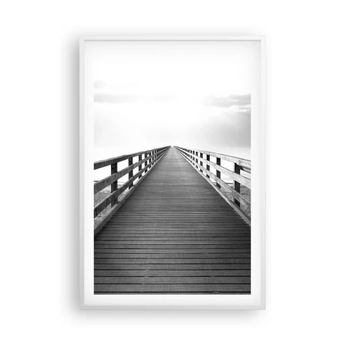 Plakát v bílém rámu - Do dálky… - 61x91 cm