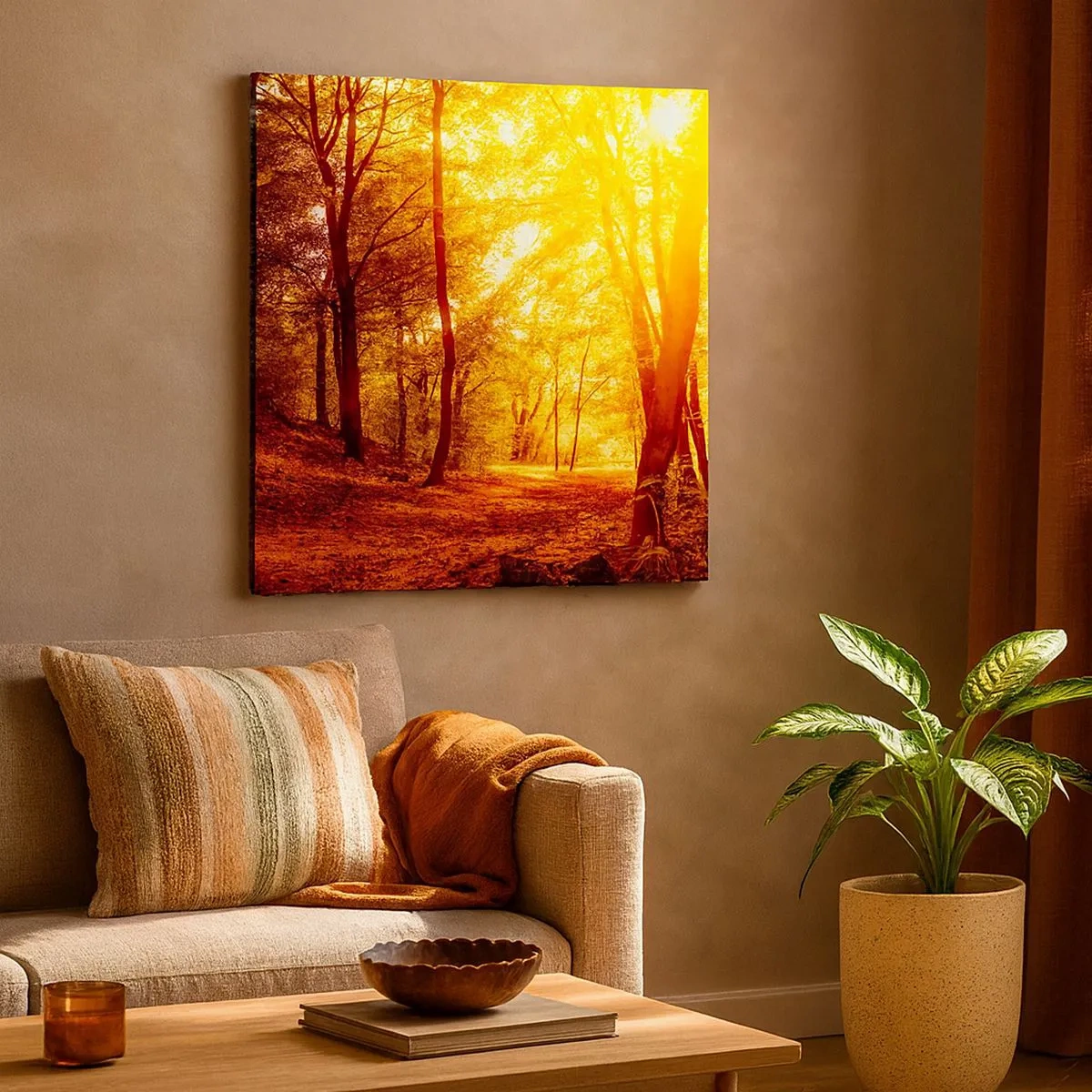 Obraz na plátně - Ke zlaté mýtině - 30x30 cm