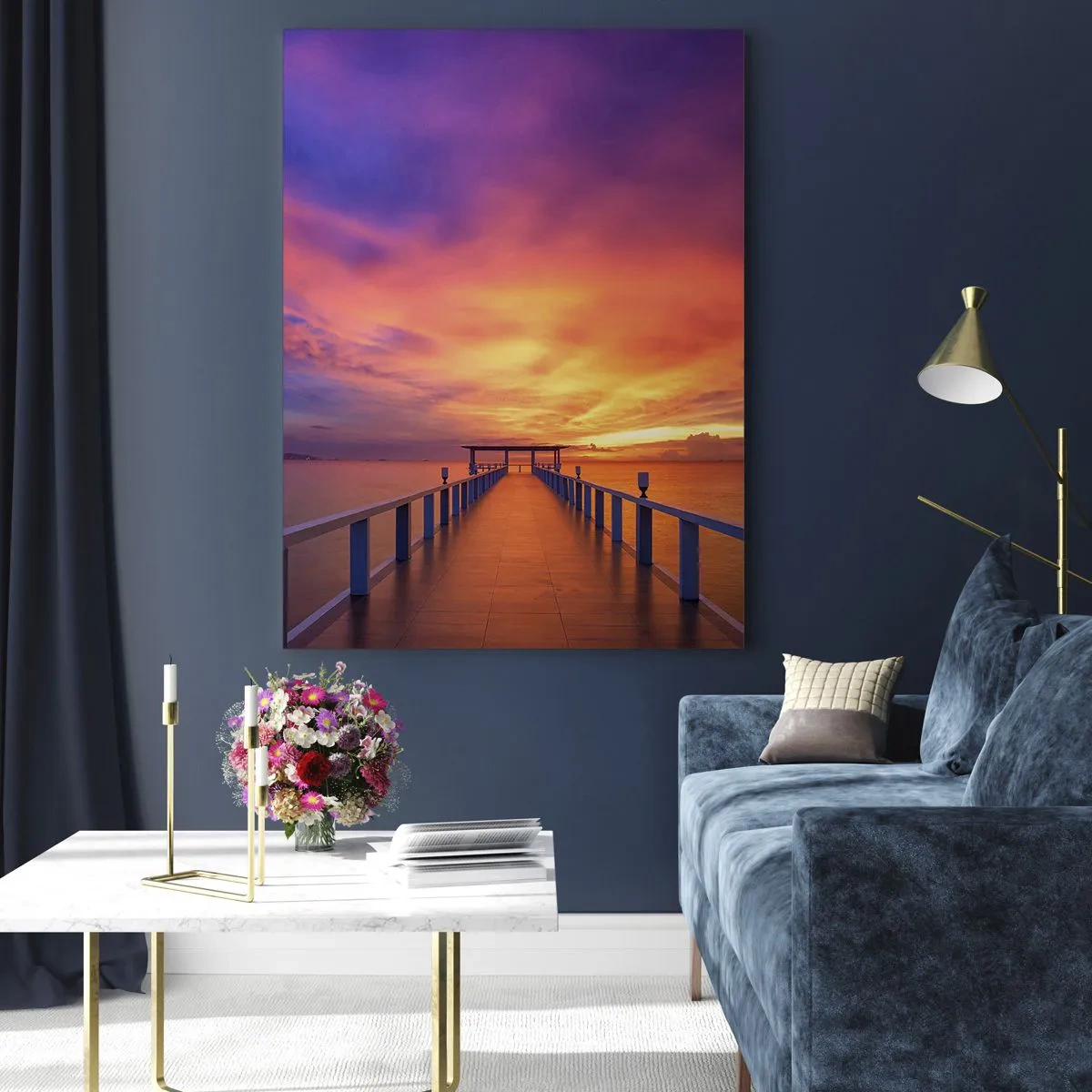 Obraz na skle - Bez konce - 50x70 cm