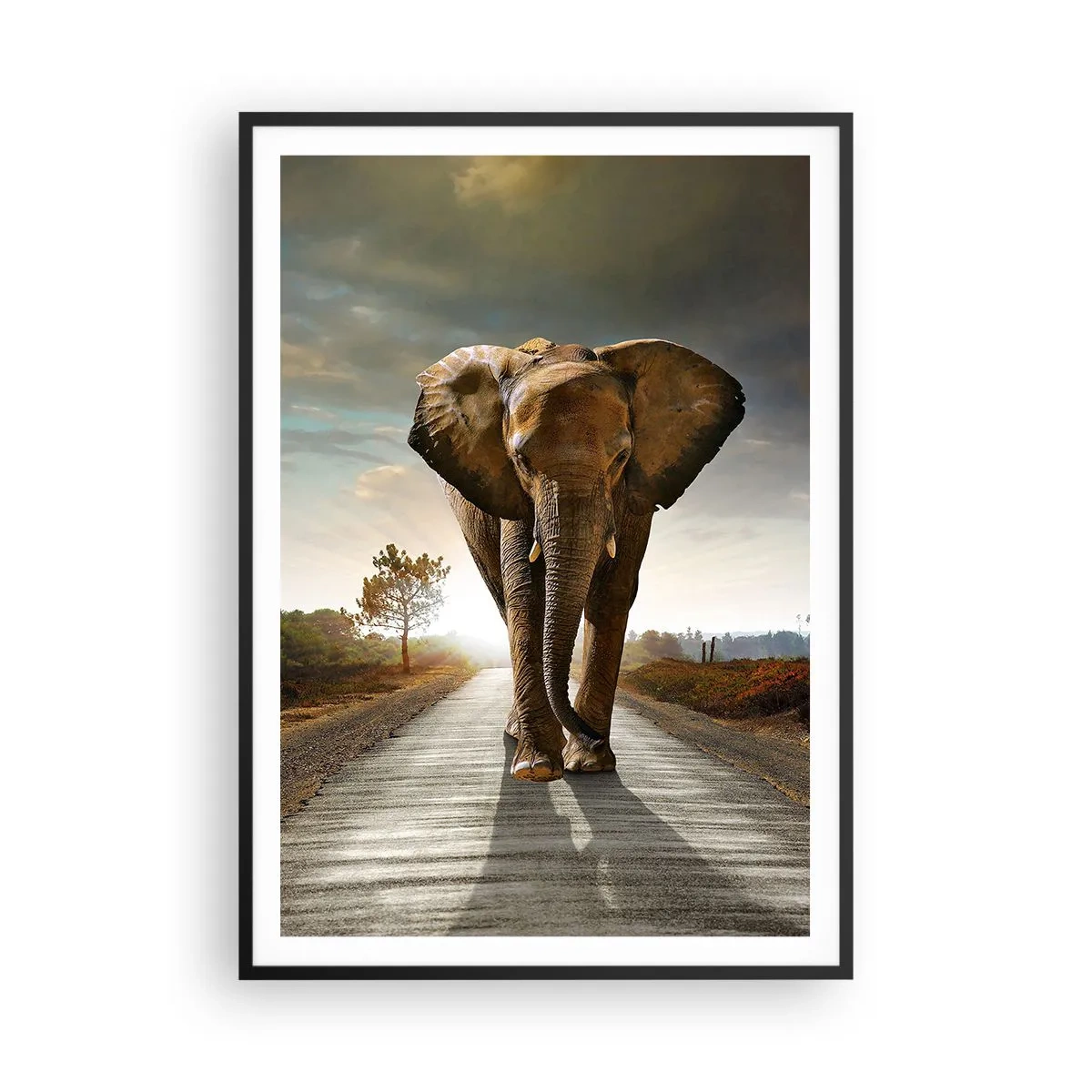 Plakát v černém rámu - A vůbec ne ve skladu porcelánu - 70x100 cm