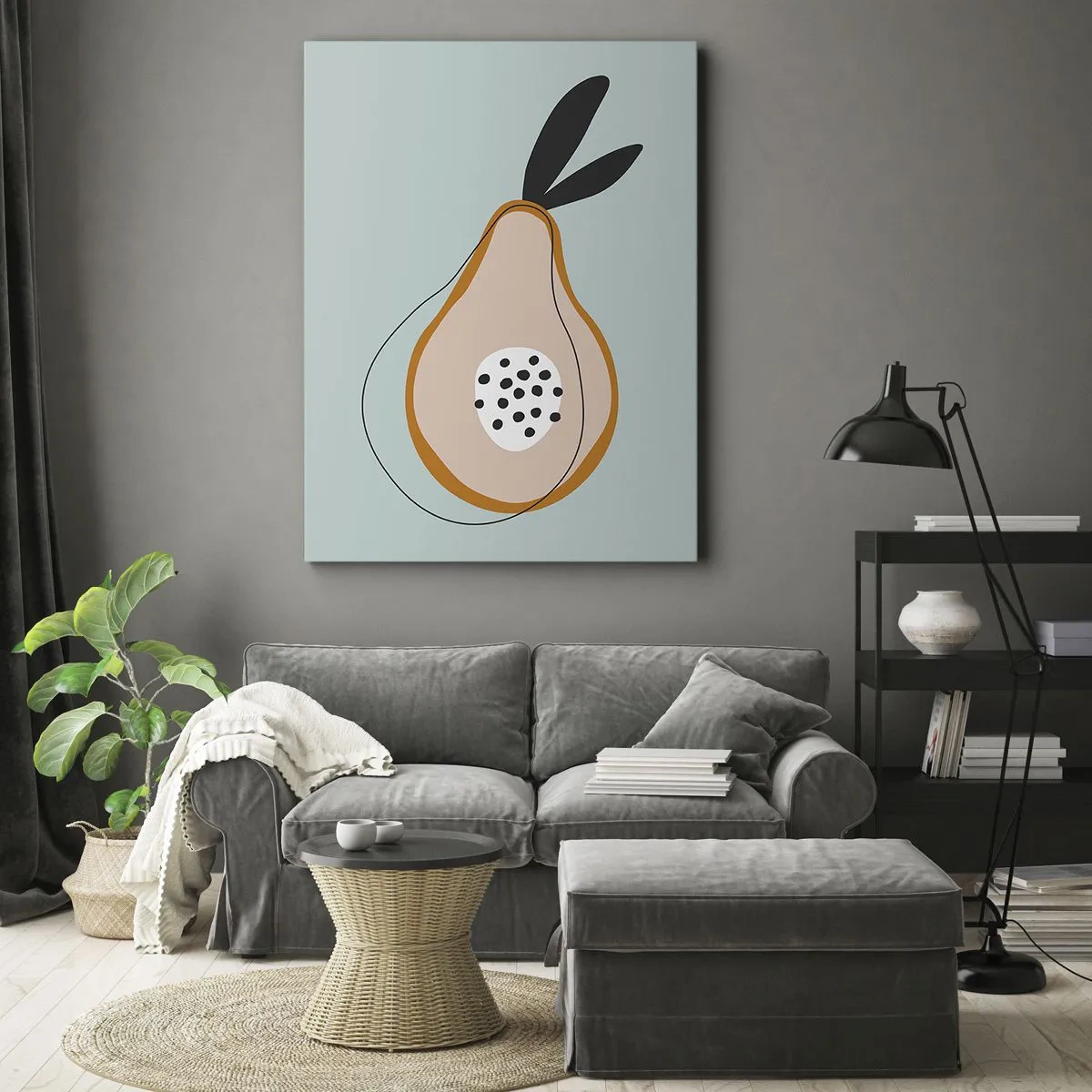 Obraz na plátně - Pronikání do podstaty věcí - 55x100 cm