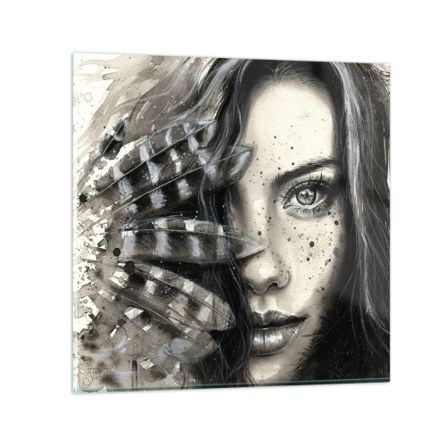 Obraz na skle - Divoká krása - 40x40 cm