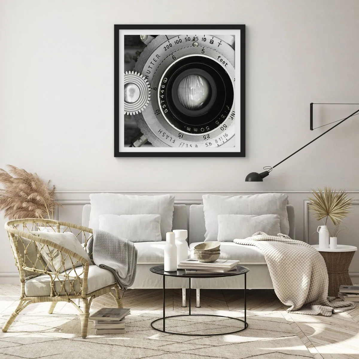 Plakát v černém rámu - Příběh o Hollywoodu - 60x60 cm