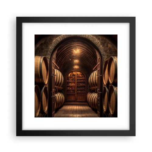 Plakát v černém rámu - Nádherný sklep - 30x30 cm
