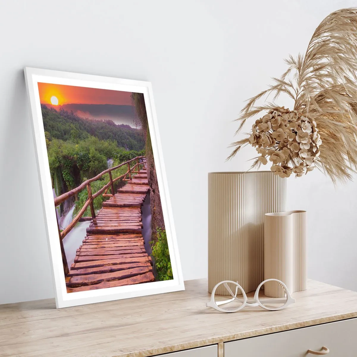 Plakát v bílém rámu - Neuvěřitelná krása - 61x91 cm
