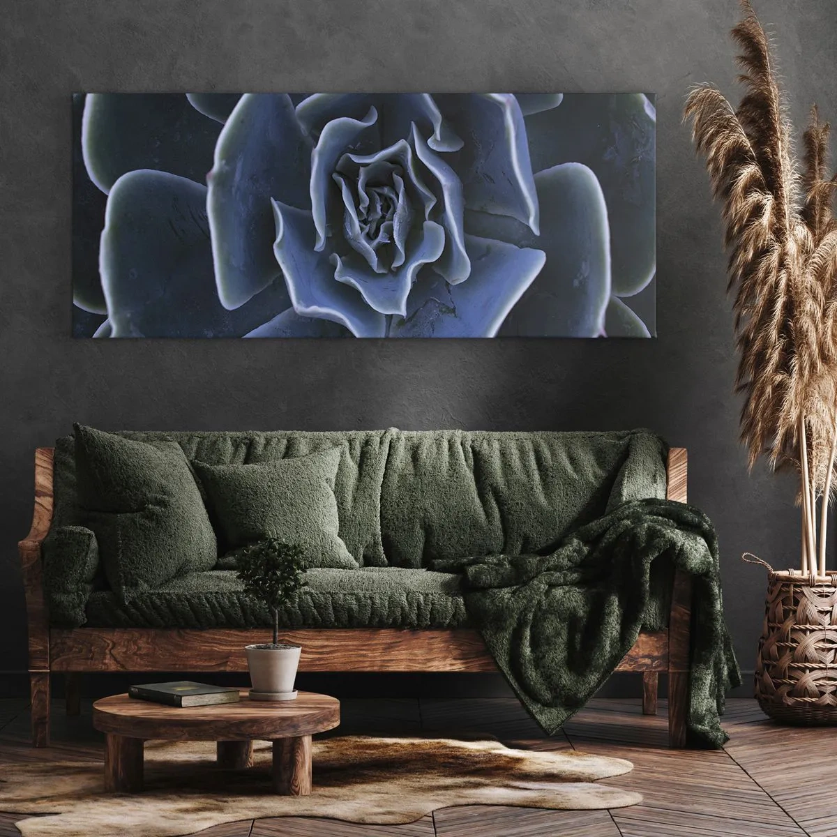 Obraz na plátně - Pouštní květ - 100x40 cm