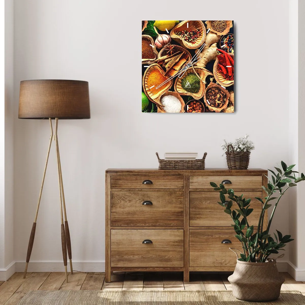 Nástěnné hodiny - Vezmi si, co chceš - 40x40 cm