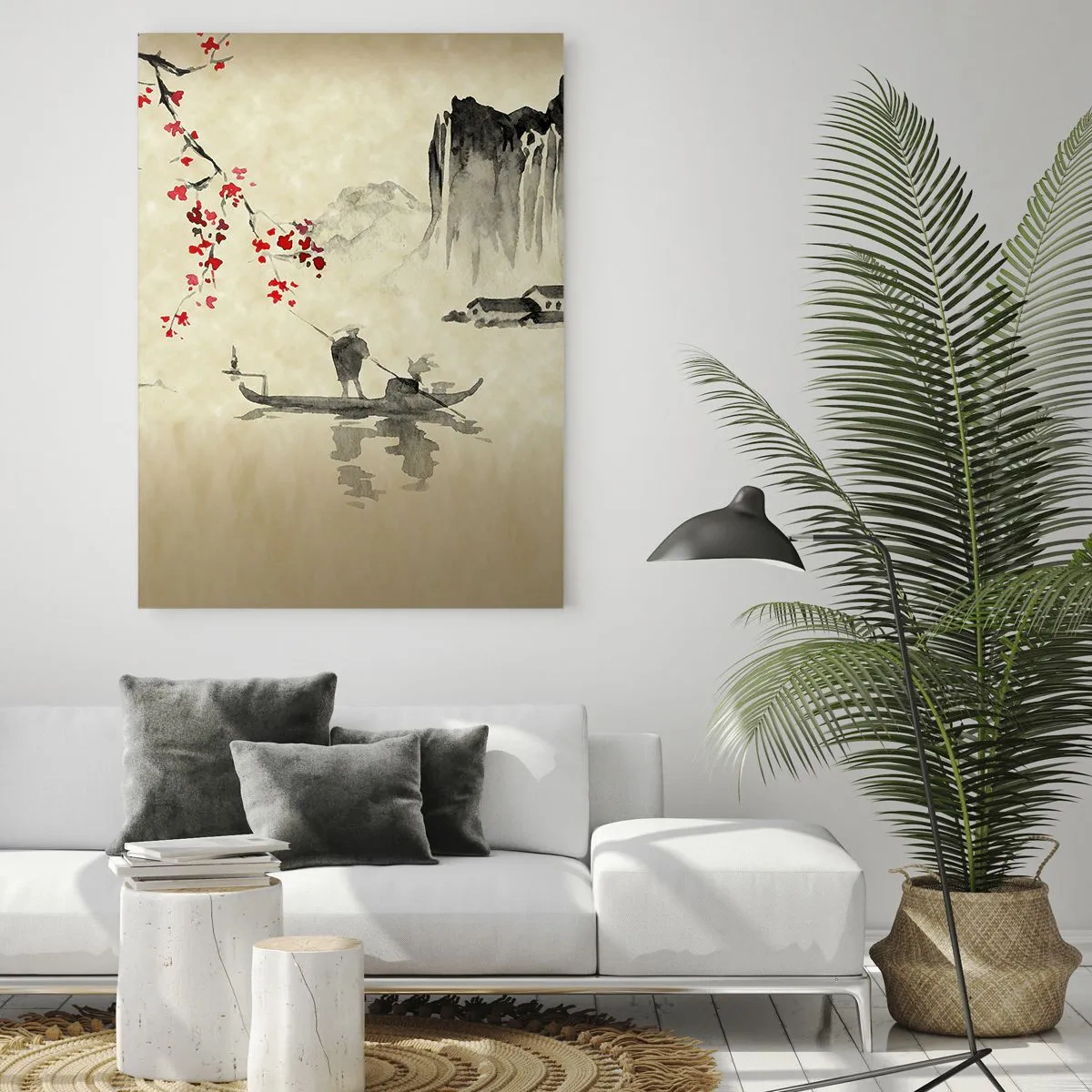 Obraz na skle - V zemi kvetoucích třešní - 50x70 cm